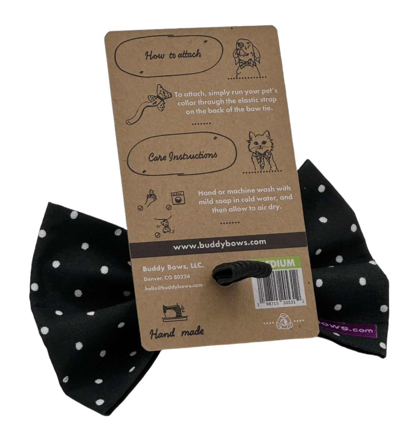 Black Pawlka Dot